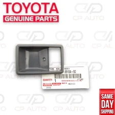 83 - 85 TOYOTA TERCEL FRONT RIGHT INTERIOR DOOR HANDLE BEZEL TRIM GRAY OEM NEW