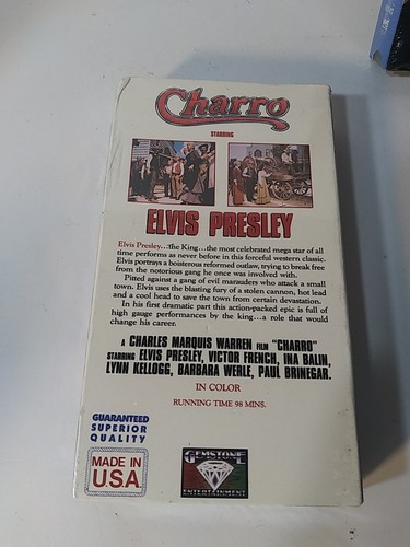 Elvis Presley VHS Lot Frankie And Johnny Charro VHS....Sealed - Picture 2 of 3