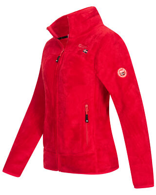 Bluza De Trening Din Fleece Cu Fermoar Scurt Si Maneci Raglan Femei Geographical Norway P6796078 1