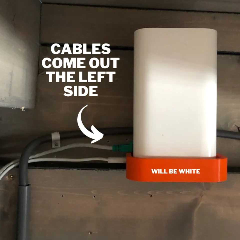 Wall Mount for Apple AirPort Time Capsule 2TB A1470 Holder Bracket Shelf Screws - Image 2 of 3