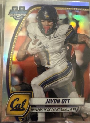 Jaydn Ott 2024 Bowman University U Chrome #95 California Golden Bears