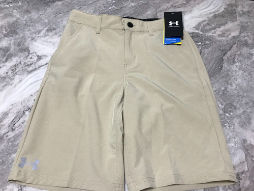 Under Armour Boy's Size 18(YXL) Desert Sand Quick-Dry Shorts $40 NWT