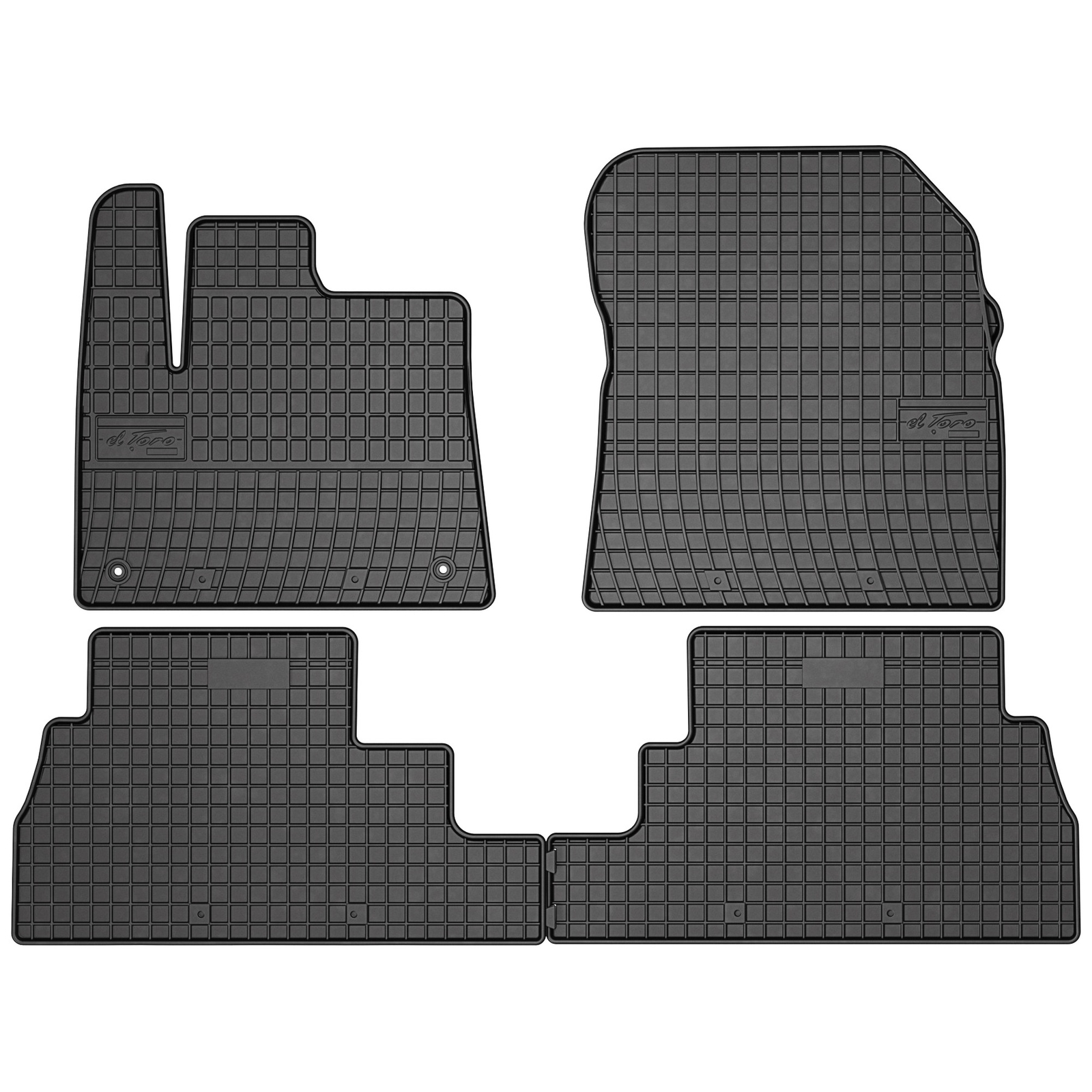 Tapis de sol en caoutchouc Frogum pour Citroën Berlingo III noir