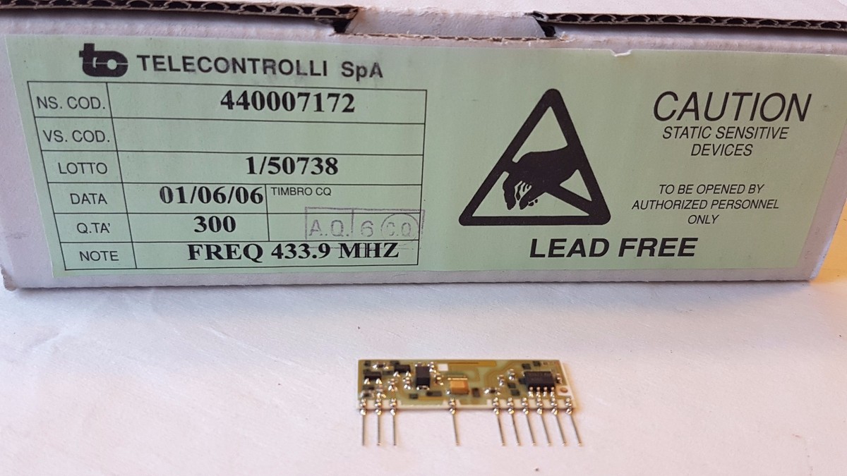 ユウ LOT 10 PCS] Telecontrolli RR10 433.92 AM Receiver 440007172