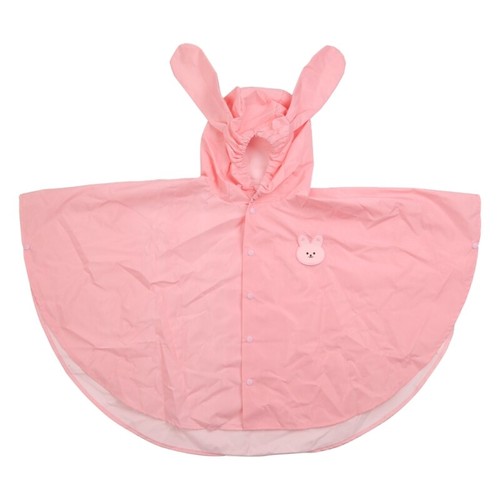 Children Rain Poncho Coat Jacket with Backpack Position Student RainWear - Picture 2 of 11