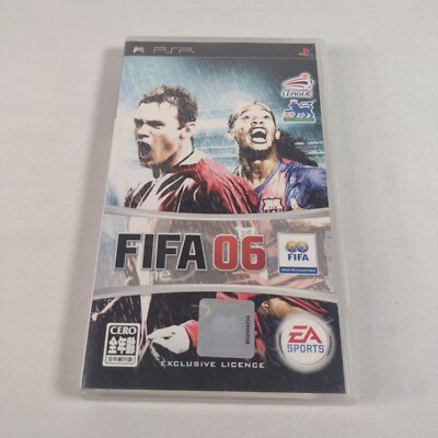 Japanese PSP FIFA 06 PlayStation Portable Japan Import CIB US Seller