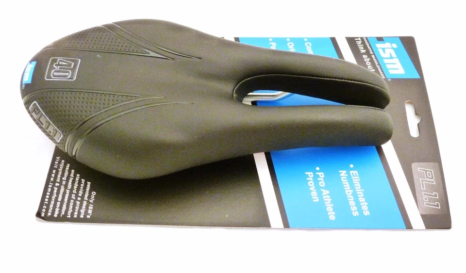 Sillín de bicicleta ISM PL 1.1 negro Foto 2 de 2