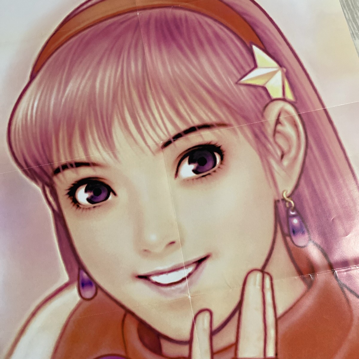 KING OF FIGHTERS KOF Athena Asamiya Japanese Games B2 Poster NEO