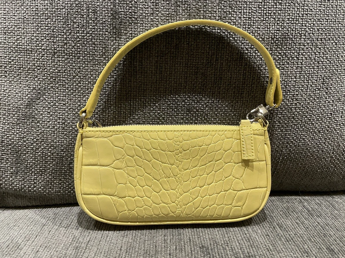 BY FAR, Bags, By Far Mini Embossed Shoulder Bag