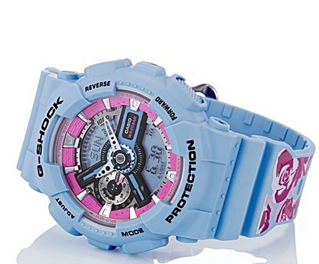 g shock floral green price