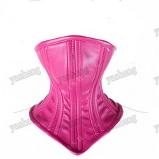 Soft PU Leather Corset Collar Neck Neckcollar Half Hood