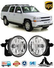 Fog Lights For 2000-2006 Chevy Suburban Tahoe Z71 Driving Bumper Lamp Leftright