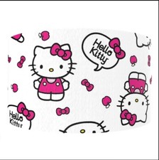 1.5 INCH GROSGRAIN RIBBON Hair Bow Supplies 1224487 Kitty White Pink Bow Cat
