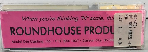 Lot of 2 - Roundhouse Billboard Refrigerator Cars Lucky Brand, Holman - N Scale - Picture 15 of 15