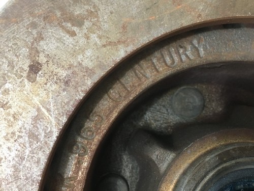 Century 615100 Disc Brake Rotors 1967-69 Camaro 1967-72 Chevelle Nova Cutlass GS - Picture 10 of 16