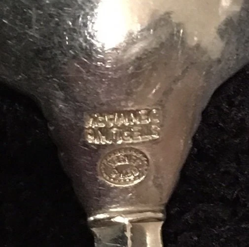 Cucharadita de plata esterlina Acanthus de Georg Jensen 6 1/8" Foto 3 de 4