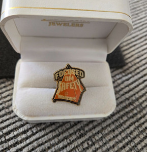 Wal-Mart Lapel Pin Focused On Safety Pinback Lapel
