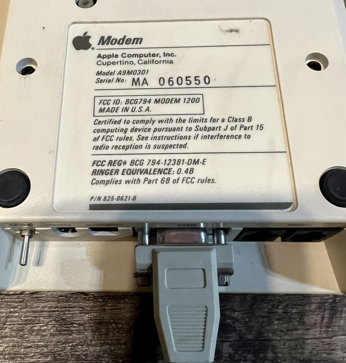 Rare Original Macintosh SE M5011 w/ Keyboard, Modem, Hard Drive