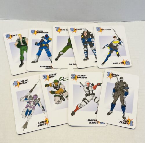 Vtg G.I. Joe War Jumbo Card Game Hasbro Complete 36 Cards Instruction Card 2002 - Picture 11 of 15