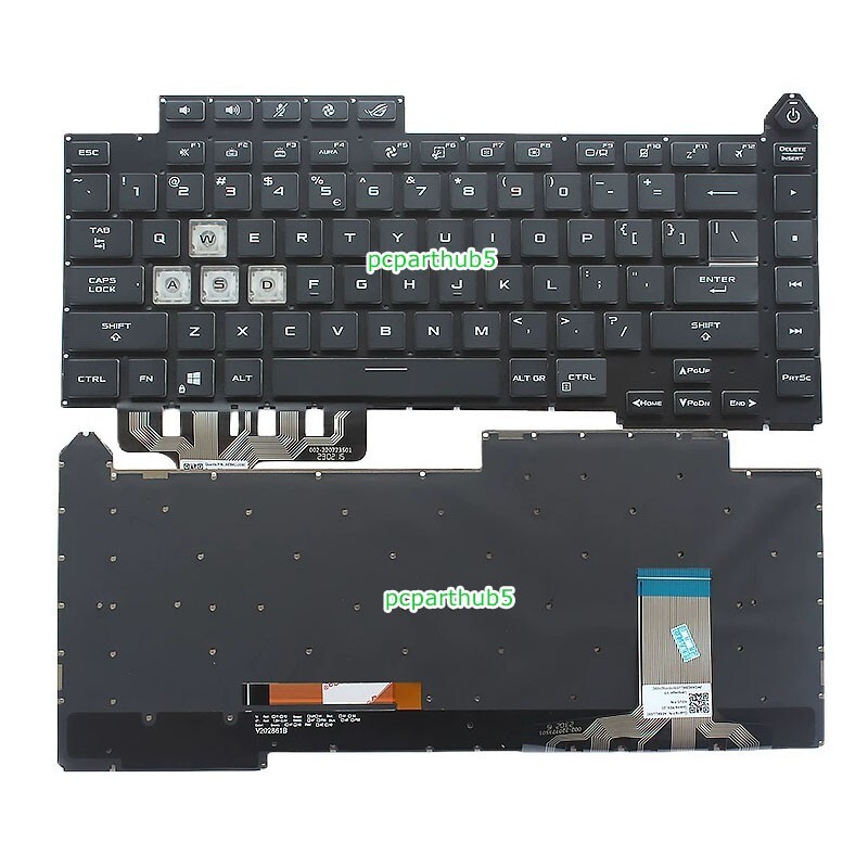 New Asus ROG Strix G15 G513 G513Q G513QM G513QY G513QR Keyboard US Backlit  2021