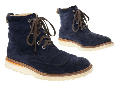 blue wingtip boots