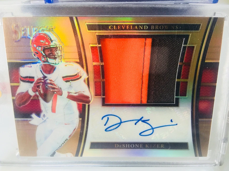 2017 Select DeShone Kizer RPA Rookie RC Patch Auto /15 SEALED ENCASED “1/1”?? - Image 2 of 3