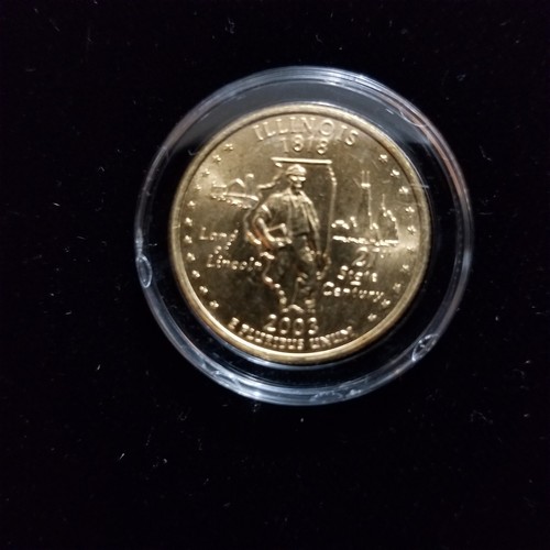 2003 GOLD PLATED US MINT STATE QUARTERS Complete Set of 5 Coins *FREE SHIPPING* - Picture 5 of 9