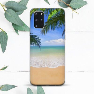 Beach Water Ocean Palm Leaves Case For Samsung Note 10 20 S21 S22 S23 S24 FE