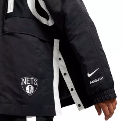 Nike x Ambush NBA Collection Brooklyn Nets Jacket DB8576-010 Size