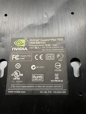 NVIDIA Quadro Plex 7000 model P880 External Graphics Processing Unit Power Test