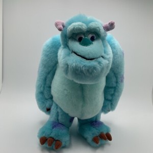 Disney Store Pixar Monsters Inc Sully Plush Bean Bag Stuffed Animal 7” Toy