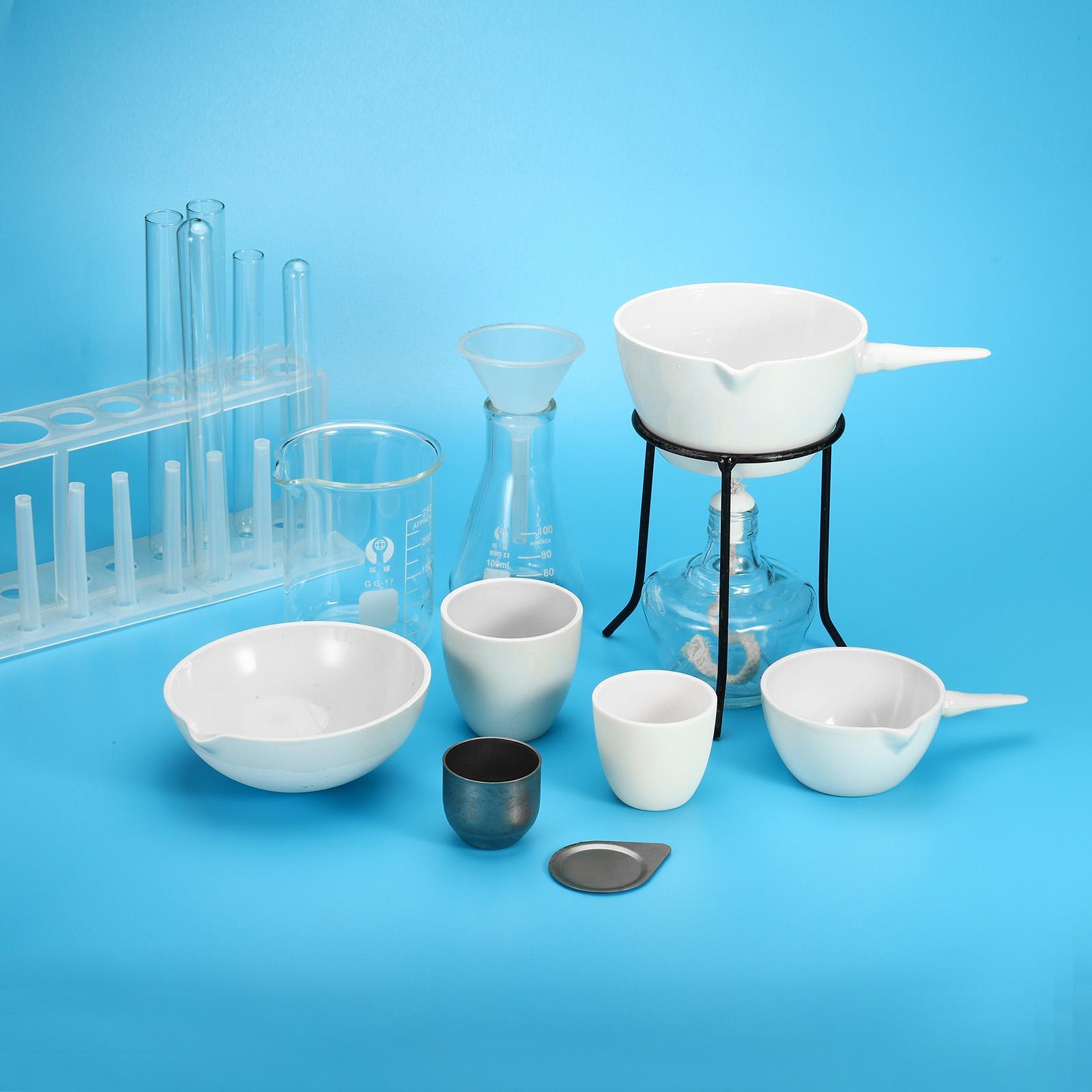 50ml Alumina Porcelain Crucible, Evaporation Bowl Cup Pot for Melting