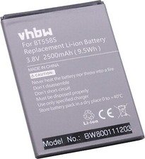 vhbw Li-Polymer Akku 2500mAh (3,8V) für Zopo S5580, Speed ​​7, ersetzt BT558s.