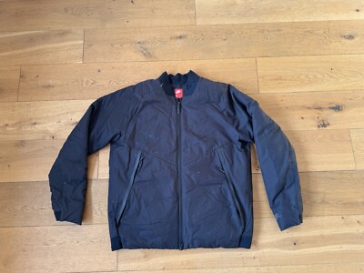 Nike Aeroloft Bomber Jacket Large Black BNWOT VGC Down Filled