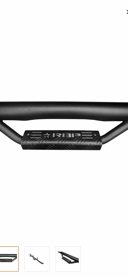 Ford F150 2015-2016 cabina supercrew caja de 5,5' estribo negro barra de peldaño lateral RBP Foto 2 de 4