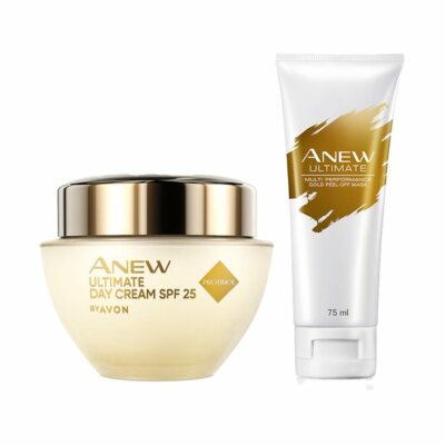 Anew Ultimate Set Firming Day Cream + Gold Peel-Off Mask New Boxed Free P&P