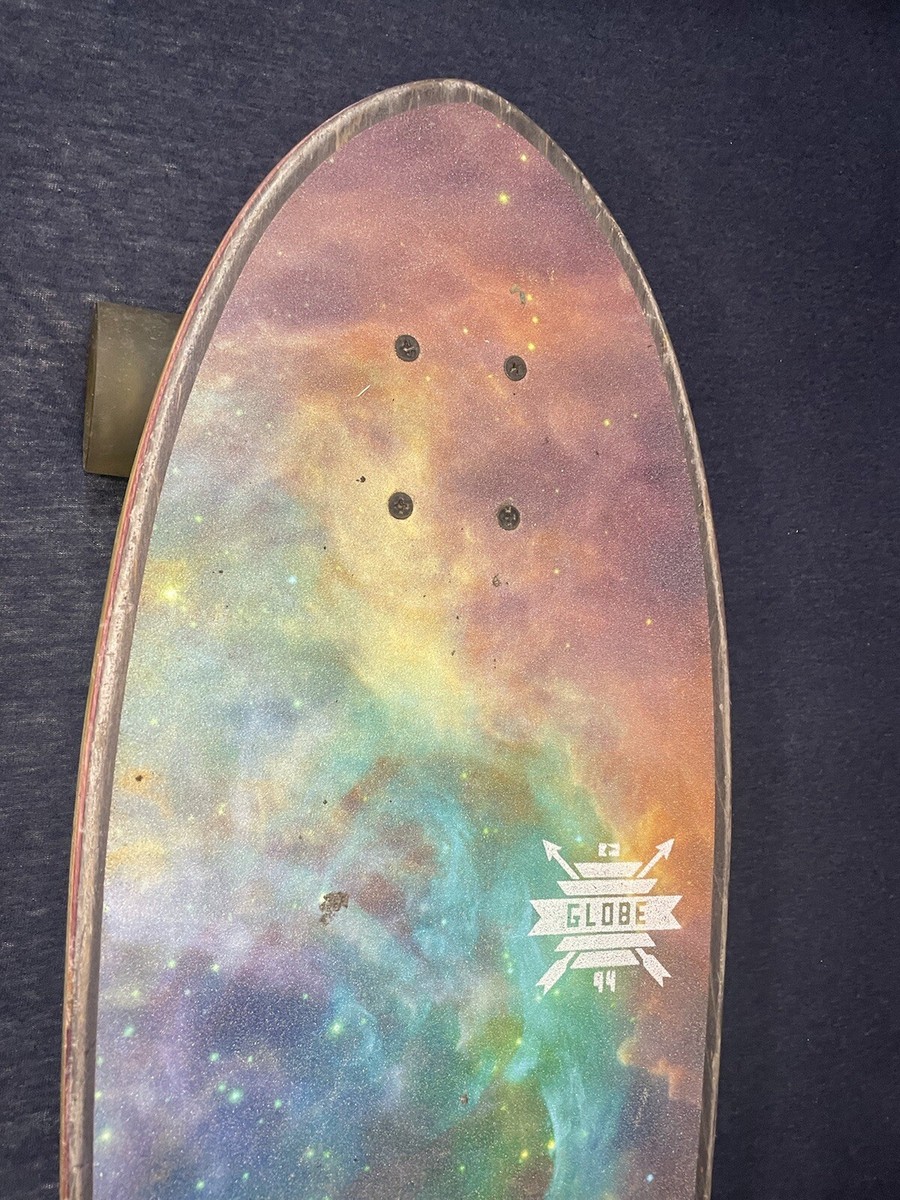 Globe 94 Long Board Skater Cruiser Skateboard Space Stars 9”x 32