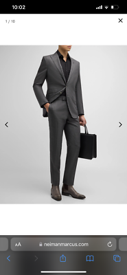 Tom Ford O'Connor (Fit Y) 3 Piece Charcoal Color Suit Sz 34US/44UK