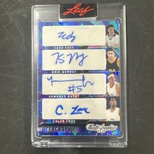 2022 LEAF MULTIGRAPHICS OCTOGRAPHICS AUTOGRAPHS #OG6 MULTIPLAYER BLUE /40