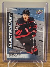 2023-24 UD Engrained Seth Jarvis ElectroCast Metal Insert #EC-21 Hurricanes