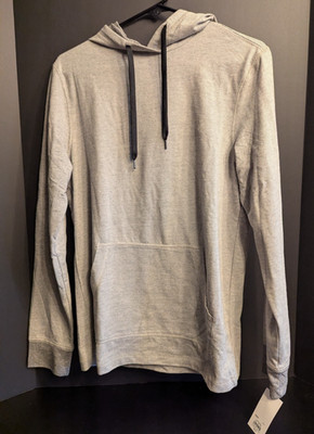 Urban Pipeline White Texture Light Gray Hoodie Size S New with Tags