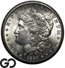 1889-S Morgan Silver Dollar Coin, Choice BU++, Nice Mint Luster