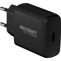 Voltcraft UC-1C20W01 Usb LadegeräT 20 W 1X USB-C® Usb Pd, Usb Pd 3.0 Schwarz
