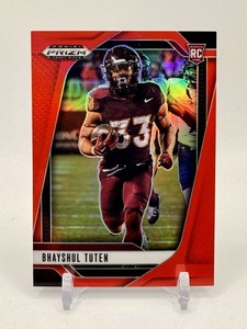 2025 Panini Prizm Draft Picks Football Red Bhayshul Tuten #66