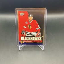 2025-26 UD Blackhawks Centennial - Stu Grimson #83 Windy City Blue 21/65