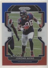 2021 Panini Prizm Red White & Blue Prizm Jordan Akins #35 1my2