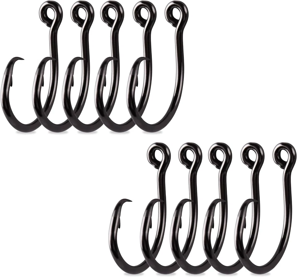 Demon Perfect 10 Count Fishing Hooks - 12/0 Black Nickel, UltraPoint Technology - Image 3 of 4