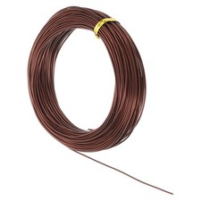 17 Gauge 1.2mm Aluminum Wire 100ft Bendable Craft Armature Wire Copper Tone