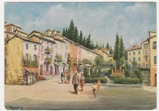 BOSCOCHIESANUOVA - VERONA - PIAZZA BORGO FROM A PAINTING BY BONETTI -27266-