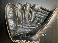 Vintage TMC Baseball Mitt Glove Official League 206 Top Grain Cowhide Kid Right